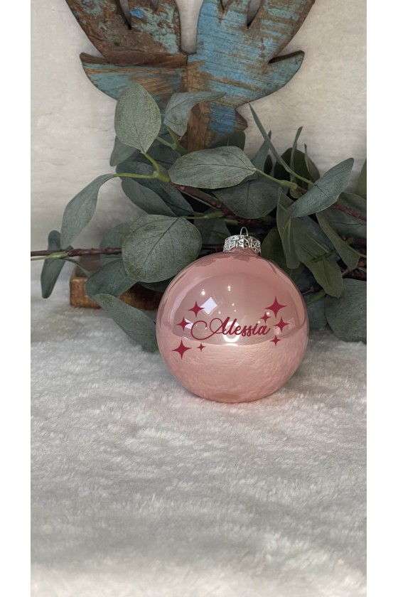 Boule de Noël • Blush Pink...
